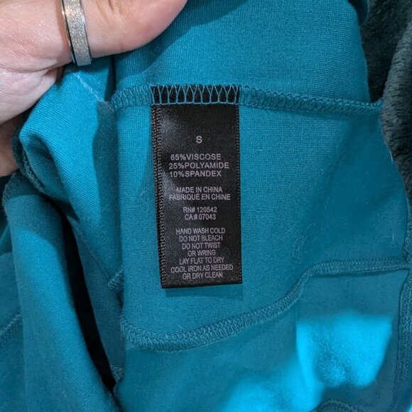 Turquoise Felicity & Coco Mock Neck Dress - Size Small - NWT - Picture 6 of 6